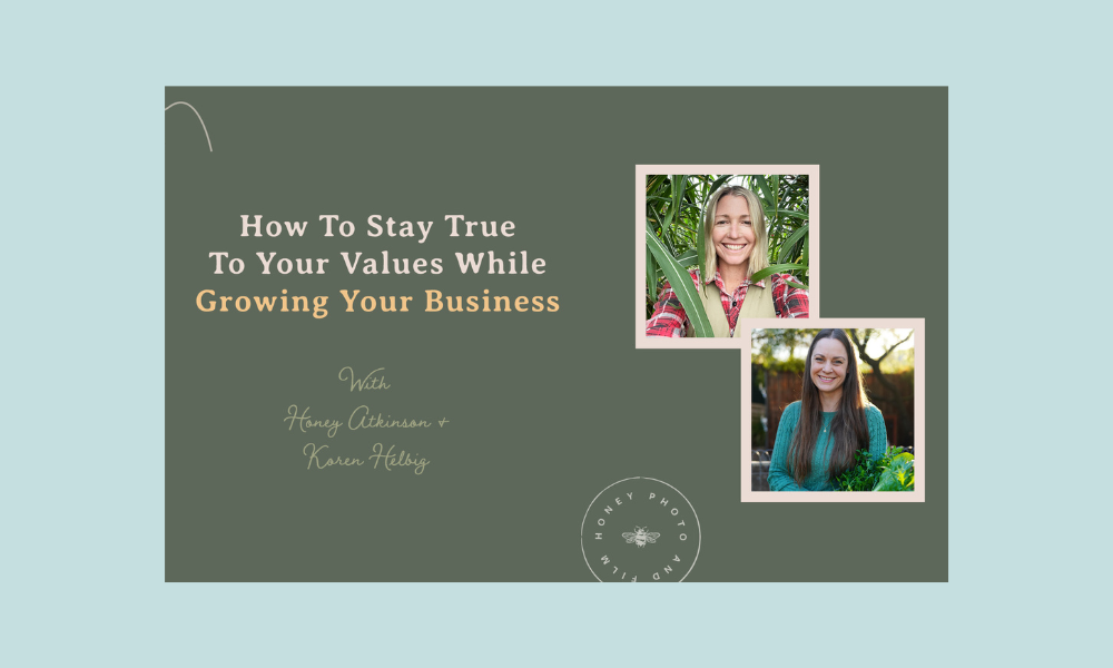 How To Build A Business That Values People, Profit & The Planet - an interview Koren Helbig and Honey Atkinson