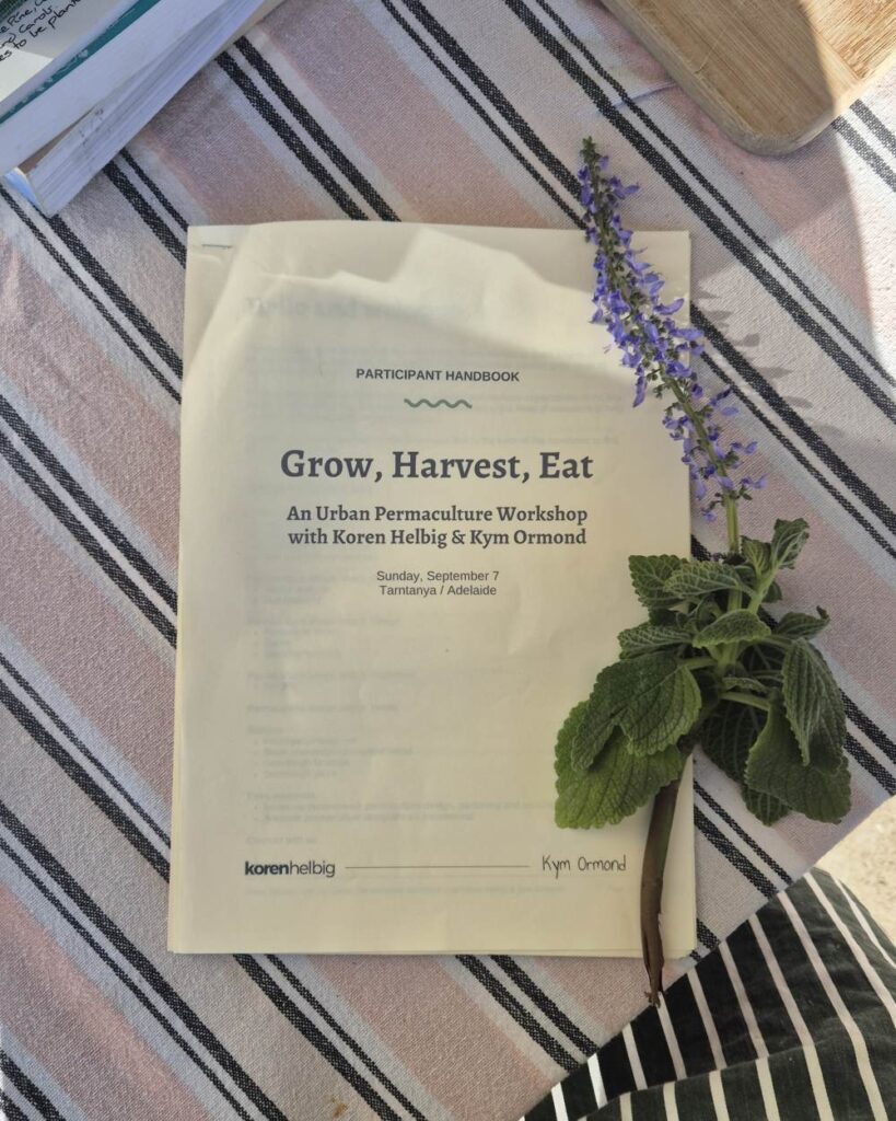 The Grow Harvest Eat printed handbook